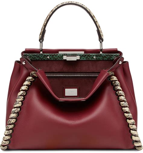 fendi peekaboo serial number|Fendi peekaboo snakeskin.